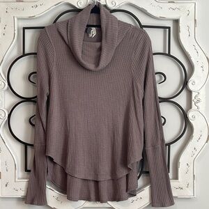 WE THE FREE COWL NECK SWEATER LAVENDER SIZE SMALL